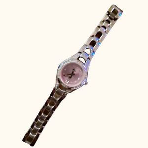 Relic Pink and Silver Watch